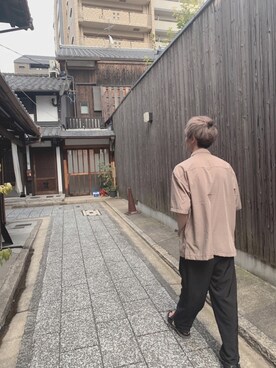「JOINT WORKS（ジョイントワークス）のアイテム（パンツ）」を使った、とんさん（メンズ・175cm）の春コーディネート
