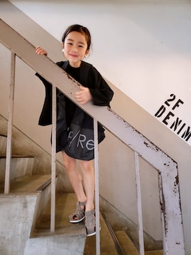 「シンプルコーデ」｜hanaさん（レディース・110cm）の春コーディネート