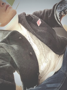 「BEAMS（ビームス）のアイテム（ピーコート）」を使った、sesu さん（メンズ・173cm）の冬コーディネート