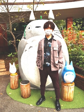 「CIAOPANIC TYPY（チャオパニックティピー）のアイテム（ブルゾン）」を使った、VECIさん（メンズ・175cm）の秋コーディネート