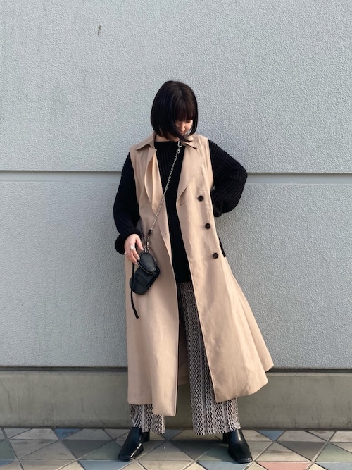 Jeanasis東京ラクーア店yukaさんのトレンチコートを使ったコーディネート Zozotown