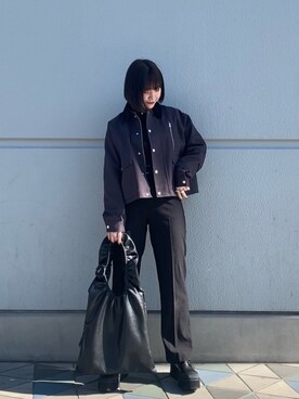 JEANASIS東京ラクーア店｜yuka使用「JEANASIS（ハンティングショートジャケット/932875）」的時尚穿搭