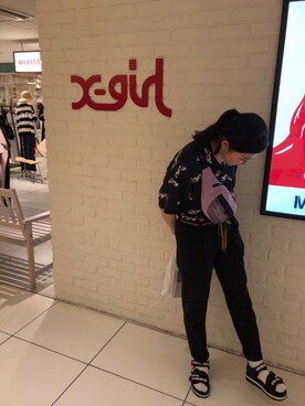 「X-girl福岡」｜minatoさん（レディース・159cm）の夏コーディネート