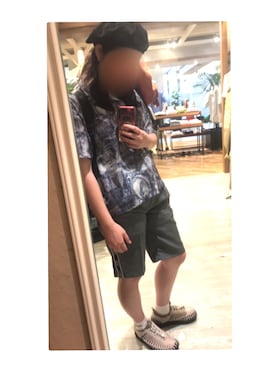 「x-girl_ootd」｜「アイテム（ハンチング/ベレー帽）」を使った、minatoさん（レディース・159cm）の夏コーディネート