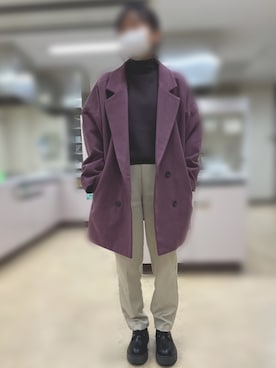 「apres jour（アプレジュール）のアイテム（ダウンジャケット/コート）」を使った、shigiさん（レディース・155cm）の春コーディネート