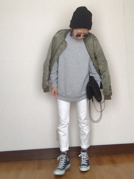  H A L .さん（レディース・159cm）の冬コーディネート