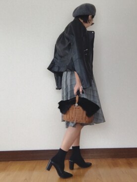 H A L .さん(レディース・159cm)の冬コーディネート