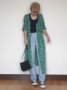  H A L .さん（レディース・159cm）の夏コーディネート