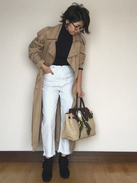  H A L .さん（レディース・159cm）の冬コーディネート