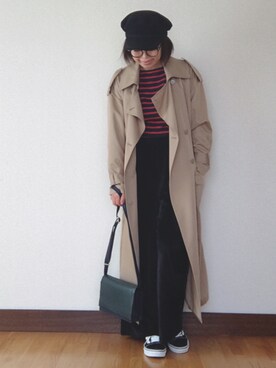  H A L .さん（レディース・159cm）の冬コーディネート