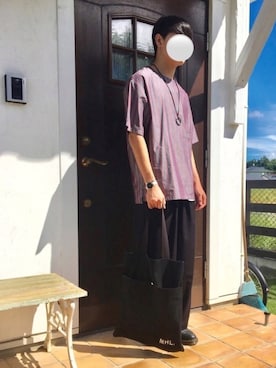 「UP START（アップスタート）のアイテム（アクセサリー）」を使った、はやとさん（メンズ・170cm）の秋コーディネート