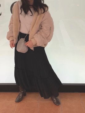 Kさん（レディース・158cm）の冬コーディネート