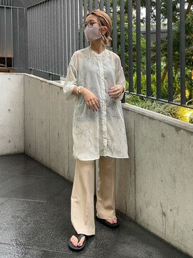 yuka nakamoriさん（レディース・152cm）の春コーディネート