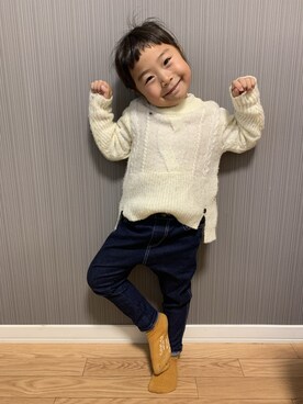 mikotoさん（キッズ・100cm）の冬コーディネート