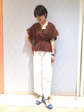 lowrysfarmシャミネ鳥取さん(レディース・160cm)の春コーディネート