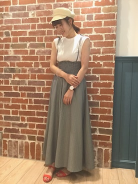lowrysfarmシャミネ鳥取さん(レディース・162cm)の夏コーディネート