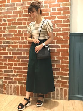 lowrysfarmシャミネ鳥取さん（レディース・162cm）の夏コーディネート