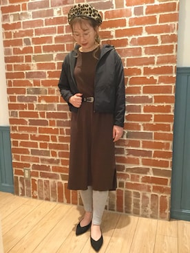 lowrysfarmシャミネ鳥取さん（レディース・163cm）の秋コーディネート