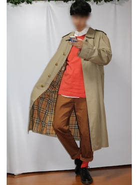 かずや(카즈야)さん（メンズ・170cm）の冬コーディネート