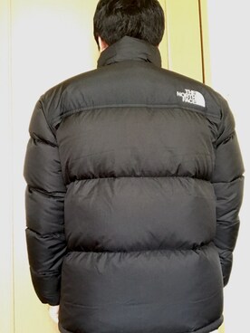「THE NORTH FACE（ザノースフェイス）のザ・ノース・フェイス メンズダウンジャケット / ヌプシジャケット（ダウンジャケット/コート、ブラック系）」を使った、SKY++さん（メンズ・169cm）の冬コーディネート