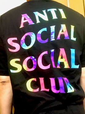 「ANTI SOCIAL SOCIAL CLUB（アンチソーシャルソーシャルクラブ）のアイテム（Tシャツ/カットソー、ブラック系）」を使った、SKY++さん（メンズ・169cm）の春コーディネート