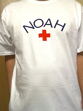 「NOAH（ノア）のアイテム（Tシャツ/カットソー、ホワイト系）」を使った、SKY++さん（メンズ・169cm）の春コーディネート