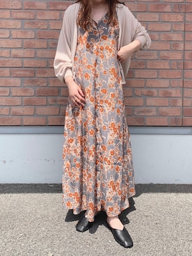 「サマーカーディガン」｜manaさん（レディース・160cm）の春コーディネート