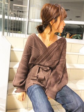 「SHAGGIE」｜miwaさん（レディース・155cm）の秋コーディネート