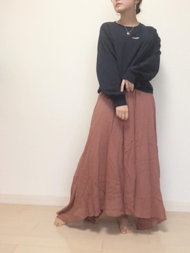 「holiday」｜「アイテム（アクセサリー）」を使った、miwaさん（レディース・155cm）の春コーディネート