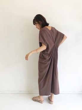 「holiday」｜「アイテム（ワンピース/ドレス）」を使った、miwaさん（レディース・155cm）の夏コーディネート