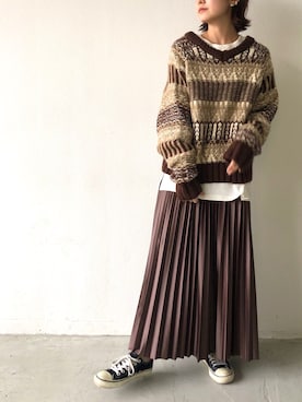 「秋のマイ旬スタイル」｜miwaさん（レディース・155cm）の秋コーディネート