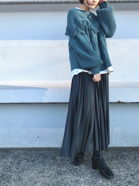 miwaさん（レディース・155cm）の冬コーディネート