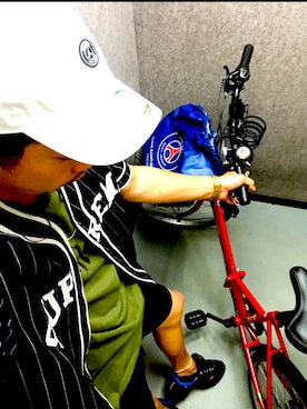 「Jordan（ジョーダン）のアイテム（キャップ）」を使った、LOVINさん（メンズ・173cm）の秋コーディネート