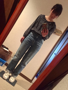 「オールスター」｜「アイテム（ステンカラーコート）」を使った、maiさん（レディース・157cm）の春コーディネート