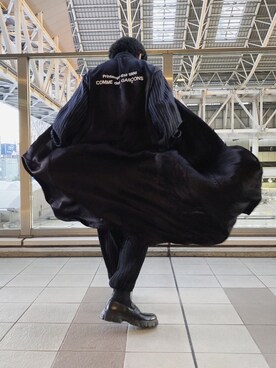 「u170」｜「アイテム（ダウンジャケット/コート）」を使った、しおんさん（メンズ・167cm）の秋コーディネート