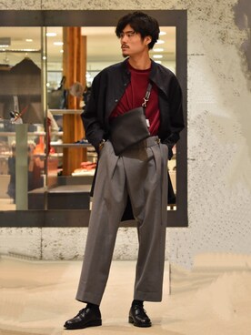 KOU SUEMATSUさん(メンズ・172cm)の秋コーディネート