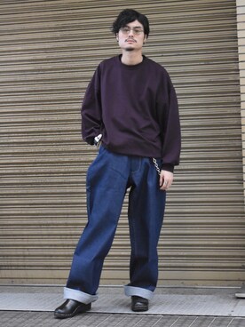 KOU SUEMATSUさん（メンズ・172cm）の秋コーディネート