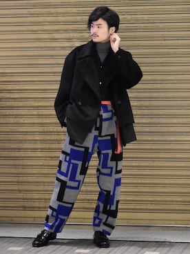 KOU SUEMATSUさん（メンズ・172cm）の秋コーディネート