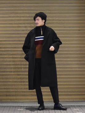KOU SUEMATSUさん（メンズ・172cm）の冬コーディネート