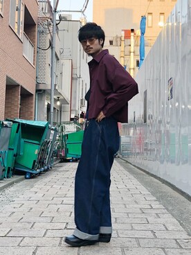 KOU SUEMATSUさん(メンズ・172cm)の春コーディネート