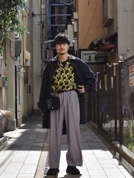 KOU SUEMATSUさん（メンズ・172cm）の春コーディネート