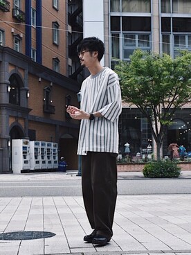 KOU SUEMATSUさん(メンズ・172cm)の春コーディネート