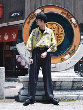 KOU SUEMATSUさん(メンズ・172cm)の夏コーディネート