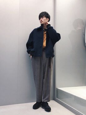 KOU SUEMATSUさん（メンズ・173cm）の秋コーディネート