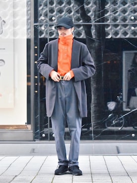 「Ayame（アヤメ）のアイテム」を使った、KOU SUEMATSUさん（メンズ・173cm）の秋コーディネート