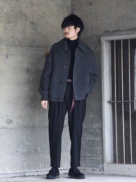KOU SUEMATSUさん（メンズ・173cm）の冬コーディネート
