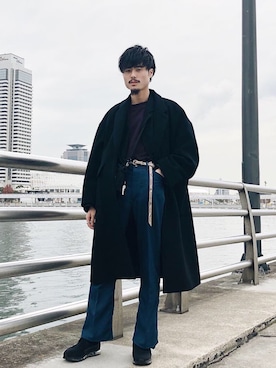 KOU SUEMATSUさん（メンズ・173cm）の冬コーディネート