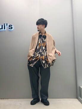 KOU SUEMATSUさん（メンズ・173cm）の春コーディネート