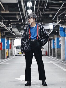 「ROTOL（ロトル）のアイテム（ジャケット/アウター）」を使った、KOU SUEMATSUさん（メンズ・173cm）の秋コーディネート