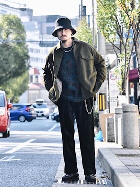 KOU SUEMATSUさん(メンズ・173cm)の冬コーディネート